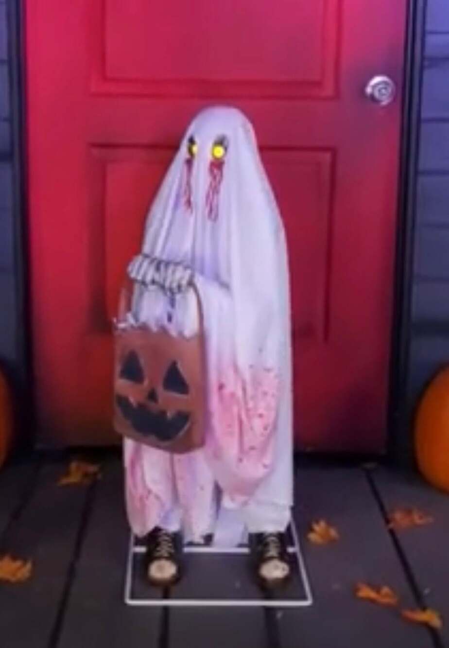 Bloody Ghost Trick-or-Treater 3 Feet Halloween Animatronic